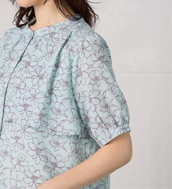 BELLUNA（ベルーナ）の「ケープ風デザインブラウス（ブラウス）」｜詳細画像