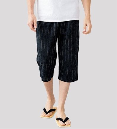 「【３本組】日本製播州ちりめん７分丈ステテコ（メンズルームウェア）」