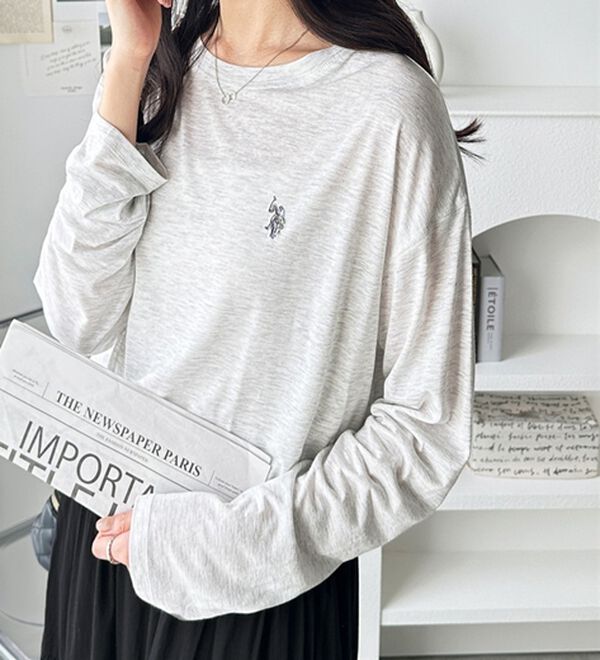 GeeRA（ジーラ）の「【Ｕ．Ｓ．ＰＯＬＯ　ＡＳＳＮ．】スラブシアーロンＴ（Tシャツ）」｜詳細画像