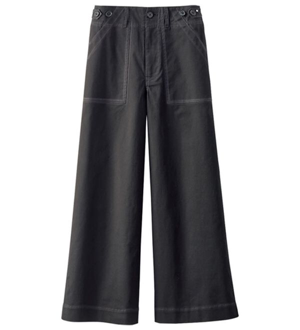 BELLUNA（ベルーナ）の「はっ水綿混ベイカーパンツ（フルレングスパンツ）」｜詳細画像