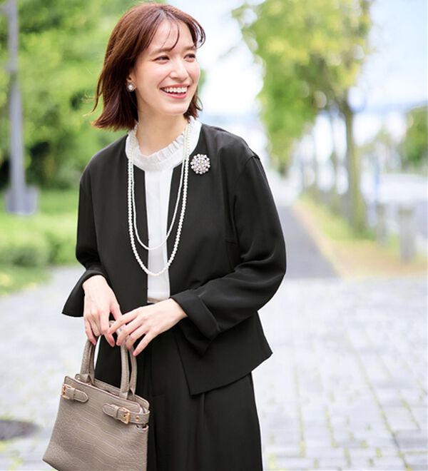 Viola e Viola（ヴィオラ エ ヴィオラ）の「洗える！多機能２点セットアップ＜Ｍ～５Ｌ＞（パンツスーツ）」｜詳細画像