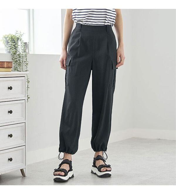 BELLUNA（ベルーナ）の「サラリ快適！ビンテージ調カーゴパンツ（その他パンツ）」｜詳細画像