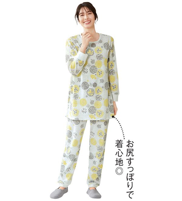 LAVIENNE（ラヴィエンヌ）の「肌にやさしい綿混のワッフルパジャマ（パジャマ・ルームウェア）」｜詳細画像