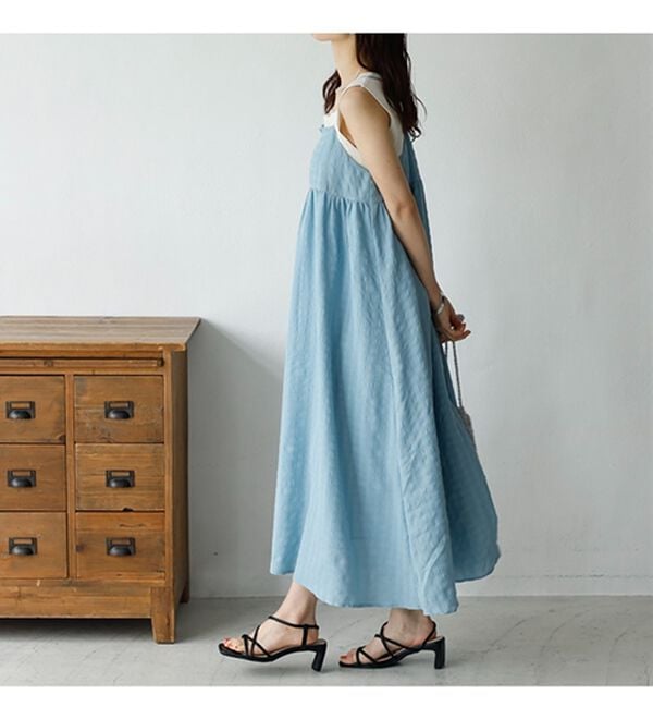 GeeRA（ジーラ）の「ぽこぽこエンボス素材キャミワンピース（その他ワンピース）」｜詳細画像