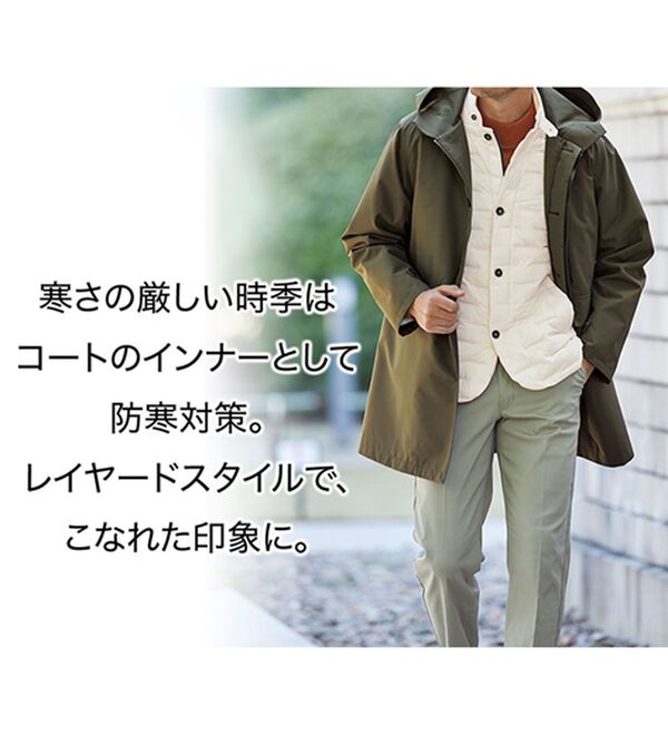 「１着２役の上品ポケッタブルジャケット（メンズジャケット）」｜詳細画像