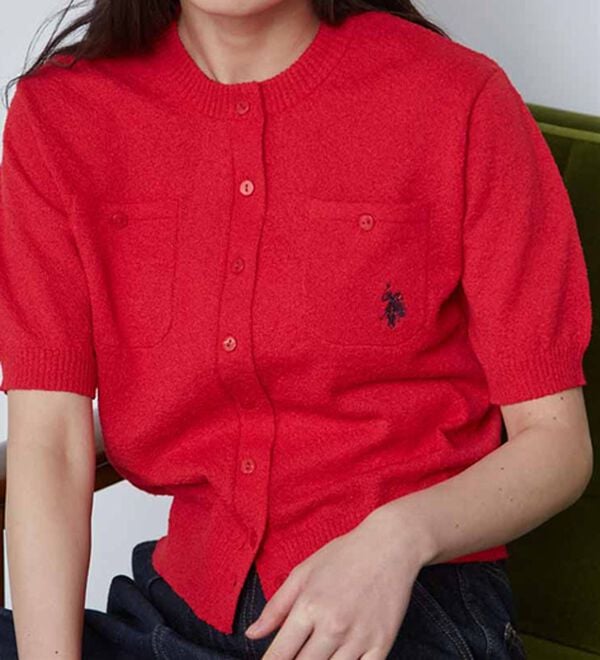 RANAN（ラナン）の「＜U.S.POLO ASSN.＞ コンパクトニットカーデ（ニットカーディガン）」｜詳細画像