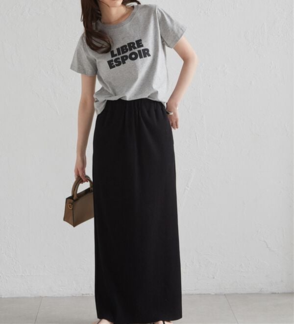 RANAN（ラナン）の「【汗シミ防止】ロゴプリントT（Tシャツ）」｜詳細画像