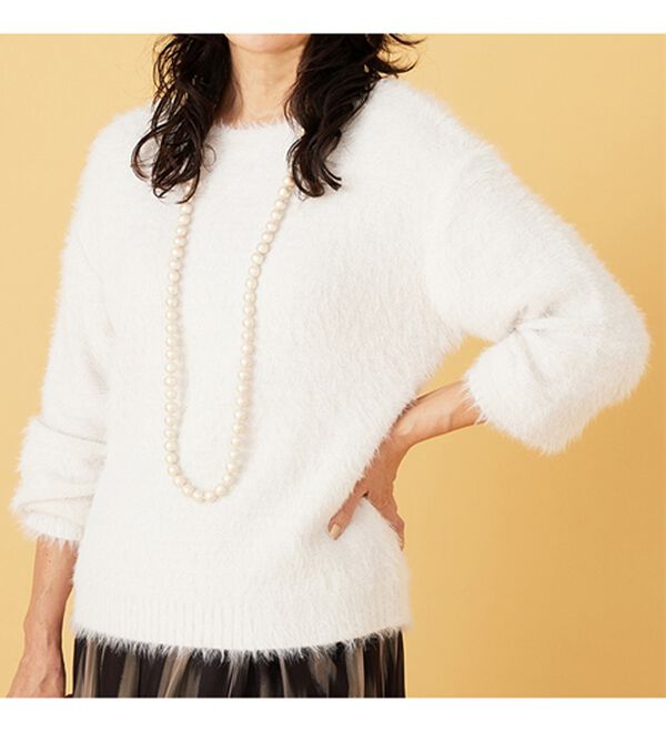 BELLUNA（ベルーナ）の「ふわふわシャギープルオーバー（ニット・セーター）」｜詳細画像