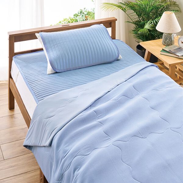 「触れた瞬間ひんやり通気性のよい強冷感軽寝具（敷パッド）」｜詳細画像