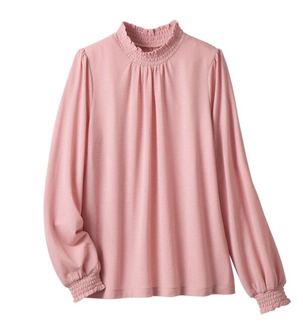 ルフラン（ルフラン）の「【３色組】シャーリング使い楊柳プルオーバー（カットソー）」｜詳細画像