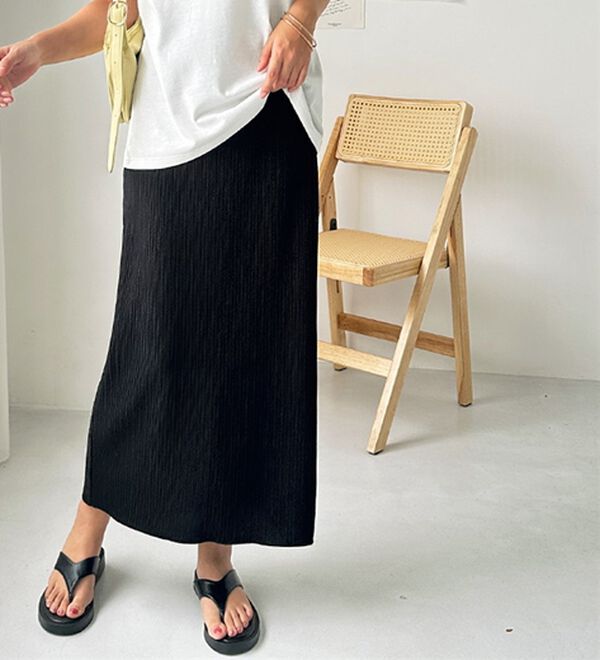 GeeRA（ジーラ）の「セルフカット美脚魅せタイトスカート（ロングスカート）」｜詳細画像