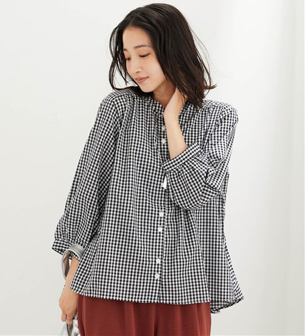 BELLUNA（ベルーナ）の「フランス綾ペプラムデザインチュニック（チュニック）」｜詳細画像