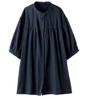 BELLUNA（ベルーナ）の「風が通り抜けるダブルガーゼチュニック（チュニック）」｜詳細画像