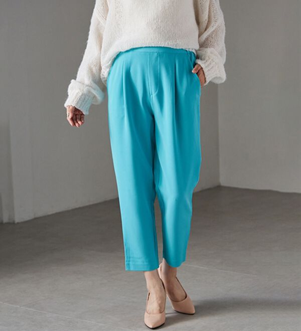 RANAN（ラナン）の「美脚シルエットクロップドパンツ（フルレングスパンツ）」｜詳細画像