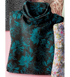 BELLUNA（ベルーナ）の「テンセル（ＴＭ）繊維・コットンプリントプルオーバー（カットソー）」｜詳細画像