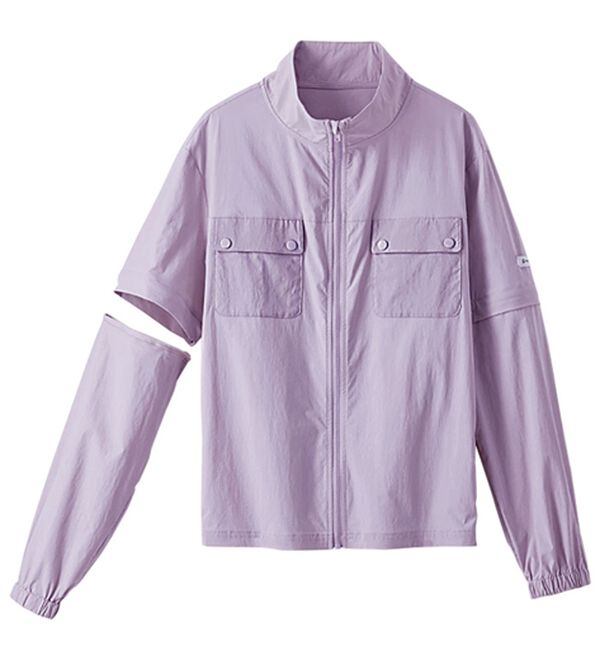 BELLUNA（ベルーナ）の「【UNDOVE】袖が取り外せる！はっ水パーカー（ブルゾン）」｜詳細画像