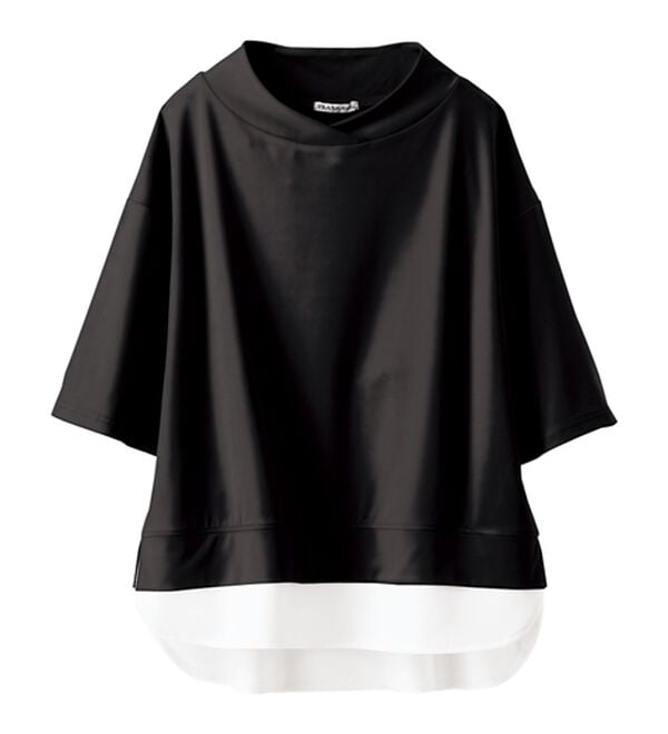 BELLUNA（ベルーナ）の「【セットアップ】重ね着風プルオーバー＆スカートセット（アンサンブル）」｜詳細画像