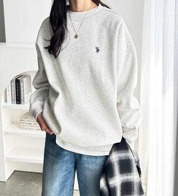 GeeRA（ジーラ）の「【U.S. POLO ASSN.】表ピーチ裏起毛スウェット（トレーナー・スウェット）」｜詳細画像