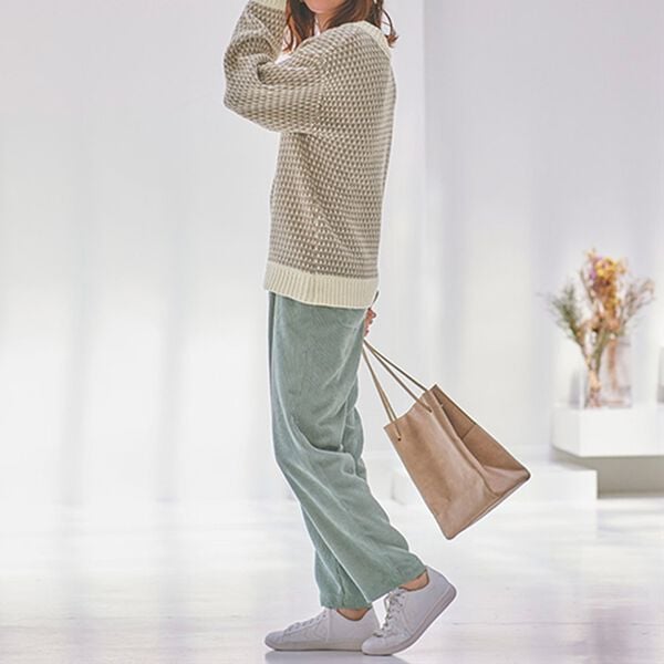 BELLUNA（ベルーナ）の「前後２ＷＡＹで着られるカラフルニット（ニット・セーター）」｜詳細画像