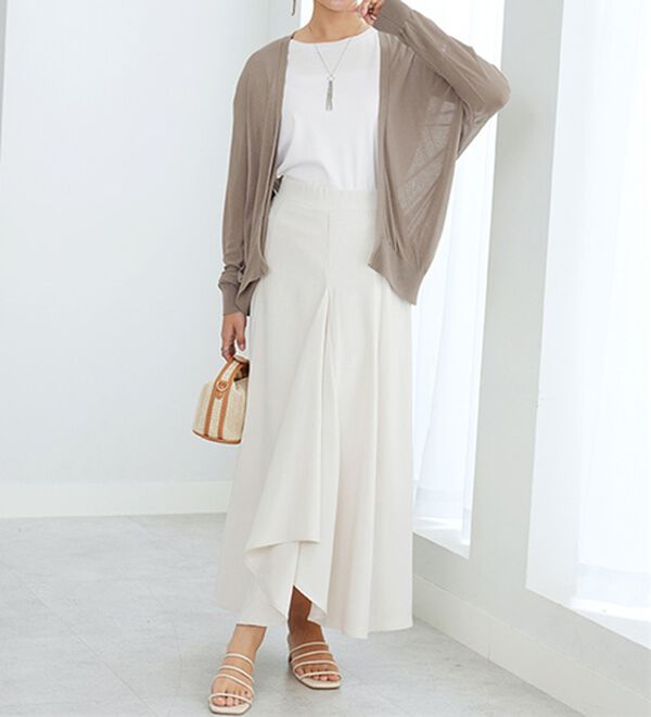 GeeRA（ジーラ）の「【冷房対策に】ひんやりUV対策！ドルマンカーディガン（ニットカーディガン）」｜詳細画像