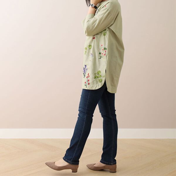 BELLUNA（ベルーナ）の「刺しゅうデザインチュニック（チュニック）」｜詳細画像