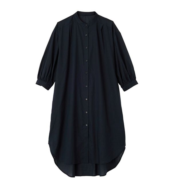 RANAN（ラナン）の「綿１００％　ロング丈シャツブラウス（チュニック）」｜詳細画像