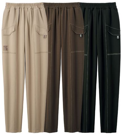 ルフラン（ルフラン）の「【３本組】はき心地快適！切替ステッチ裏起毛パンツ（その他パンツ）」