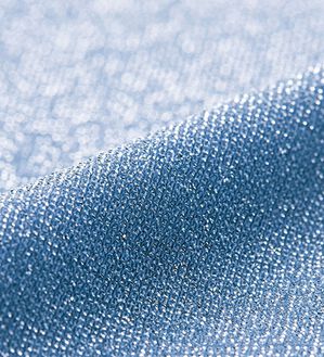 RANAN（ラナン）の「ひんやり！ラメカットソー　Ｔシャツ（Tシャツ）」｜ライトブルー／シルバー