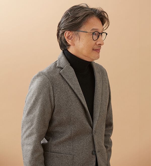 「ツイード調ストレッチジャケット（ビジネススーツ）」｜詳細画像