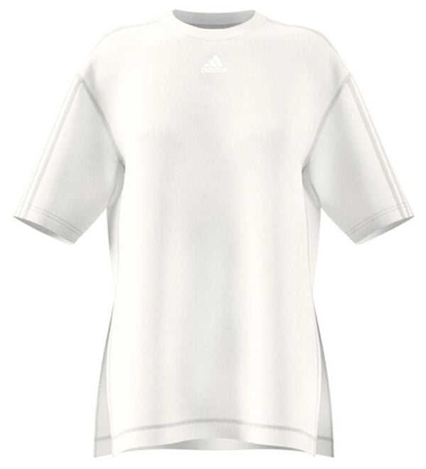 RANAN（ラナン）の「＜ａｄｉｄａｓ＞ダンスオーバーサイズ半袖Ｔシャツ（Tシャツ）」｜ホワイト