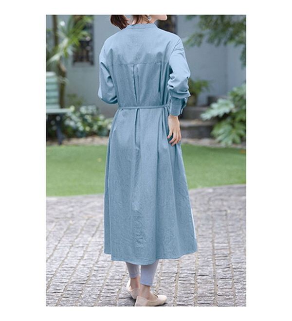 LAVIENNE（ラヴィエンヌ）の「デニムシャツワンピース（シャツワンピース）」｜詳細画像