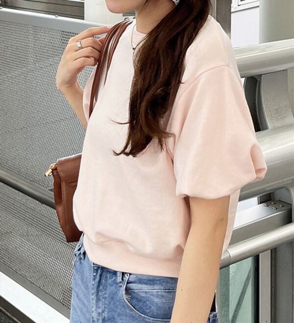 GeeRA（ジーラ）の「パフスリーブスウェットＴ（カットソー）」｜詳細画像