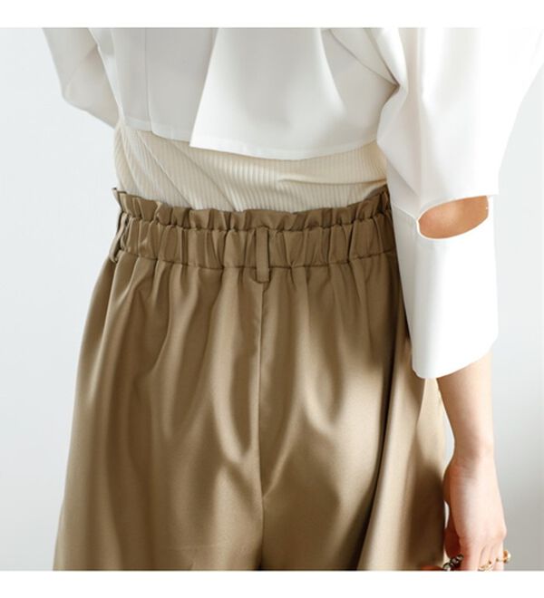 GeeRA（ジーラ）の「ハイウエストハーフパンツ（その他パンツ）」｜詳細画像