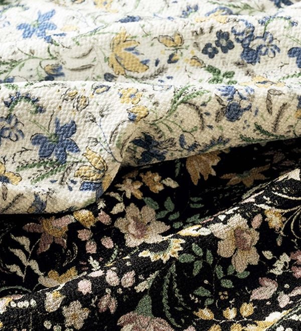 ルフラン（ルフラン）の「日本製シャーリング使いが上品なニットちりめんブラウス＜初美～はつみ～＞（ブラウス）」｜詳細画像