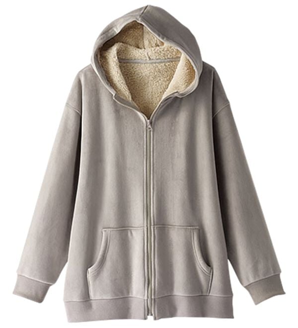 BELLUNA（ベルーナ）の「【快適Ｌａｂ．】リッチベロア素材裏ボアパーカー（パーカー）」｜詳細画像