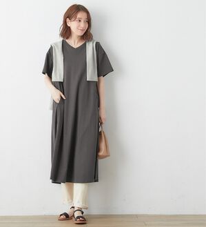 Viola e Viola（ヴィオラ エ ヴィオラ）の「カラーボーダーカーディガン（その他カーディガン）」｜グレー