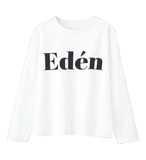 RANAN（ラナン）の「フロッキープリントロゴＴシャツ（Tシャツ）」｜オフホワイト