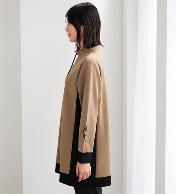 BELLUNA（ベルーナ）の「＜ＦＩＬＡ＞配色切替チュニックワンピース（チュニックワンピース）」｜詳細画像