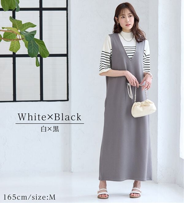 BELLUNA（ベルーナ）の「【選べるデザイン】Ｔシャツが苦手な方に！ひんやり綿混ニットＴ（ニット・セーター）」｜詳細画像