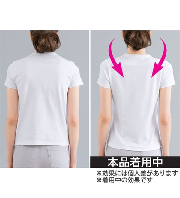 「【２枚組】猫背をケアするメッシュブラ同色２枚組（ブラジャー）」｜詳細画像