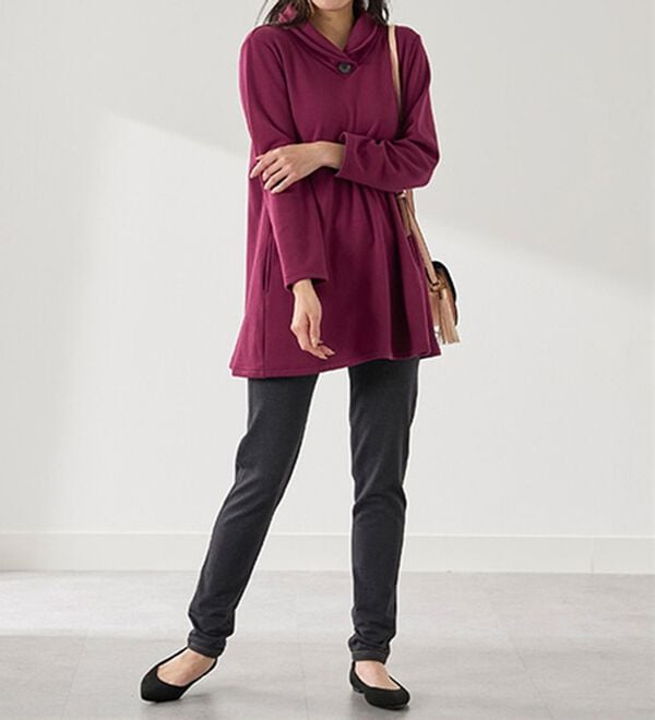 BELLUNA（ベルーナ）の「まるで着る毛布！裏ファーデザインチュニック（チュニック）」｜詳細画像