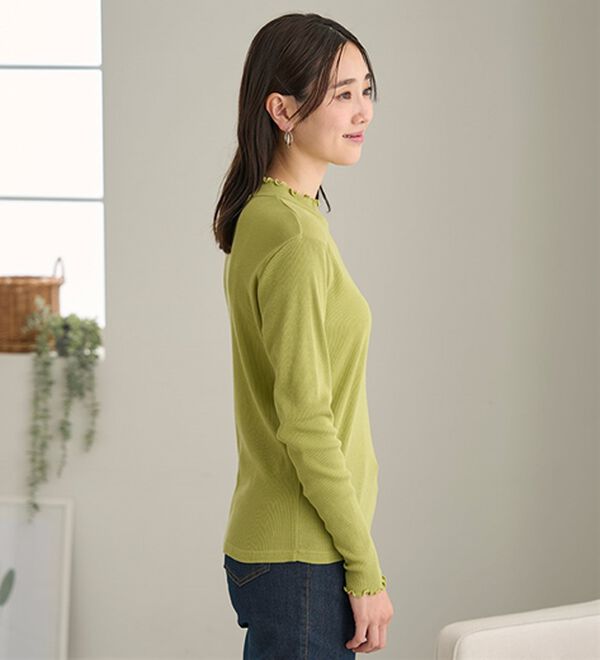 BELLUNA（ベルーナ）の「《ＨｕｇＲｅａｍコットン》メロウリブプルオーバー（カットソー）」｜詳細画像