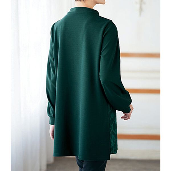 BELLUNA（ベルーナ）の「ジャカード花柄エレガントチュニック（チュニック）」｜詳細画像