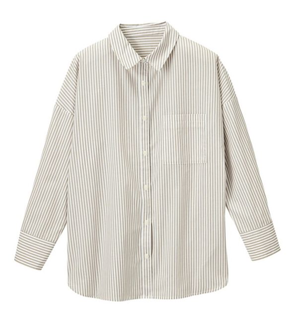 GeeRA（ジーラ）の「アソート柄オーバーサイズシャツ（シャツ）」｜詳細画像