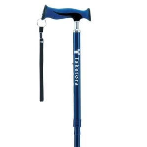 「ｔａｋｅｔｏｒａ（タケトラ）バンブーステッキ折りたたみ杖（シニア・生活サポート）」｜ネイビー