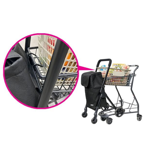 「前押しタイプ４輪カート（その他日用品・趣味雑貨）」｜詳細画像