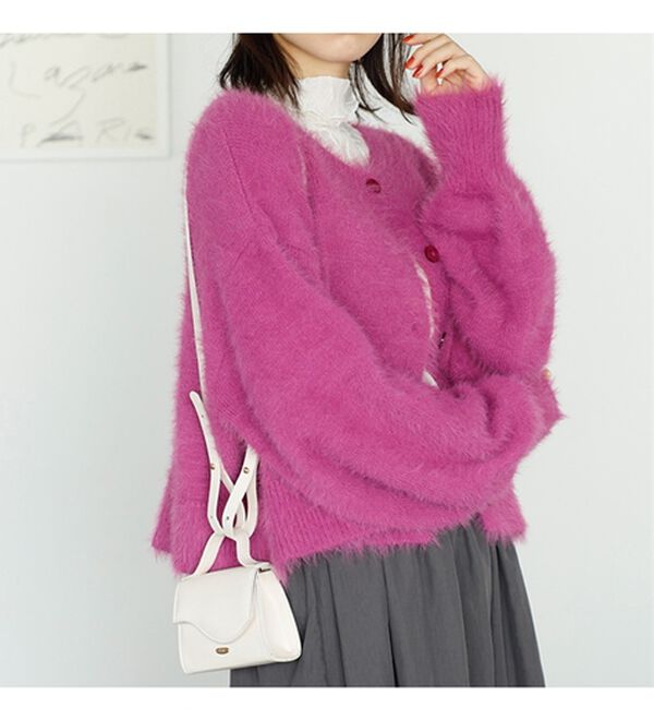 GeeRA（ジーラ）の「前後２ＷＡＹシャギー袖ボリュームニット（ニット・セーター）」｜詳細画像