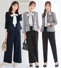 alotta（アロッタ）の「【選べるパンツ】洗える！３点セット着回し力抜群スーツ（その他スーツ）」