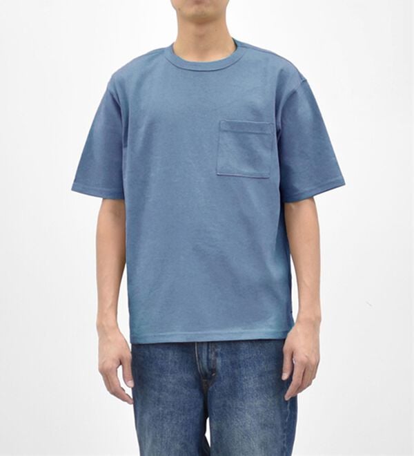 「綿１００％ベーシックＴシャツＮＥＯ（メンズＴシャツ）」｜スモーキーブルー