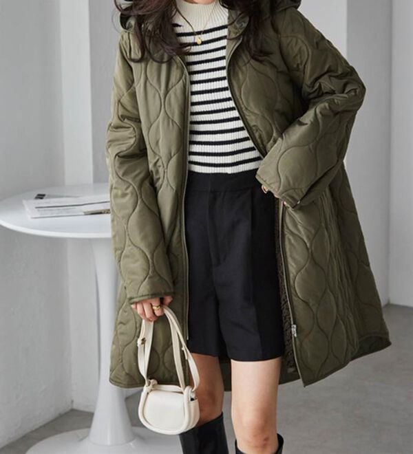 RANAN（ラナン）の「３ｗａｙキルティングロングコート（ロングコート）」｜詳細画像